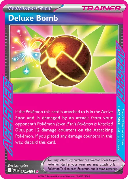 Deluxe Bomb, Pokémon card SCR 134 — Stellar Crown set