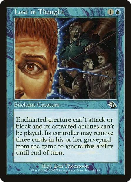 Lost in Thought, Magic card JUD 45 — Judgment set