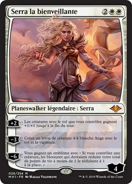 Serra la bienveillante, carte Magic MH1 26 — extension Horizons du Modern