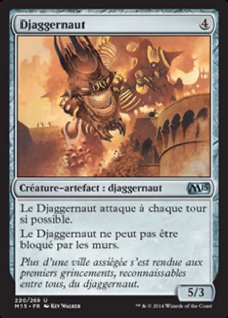 Djaggernaut, carte Magic M15 220 — extension Magic 2015