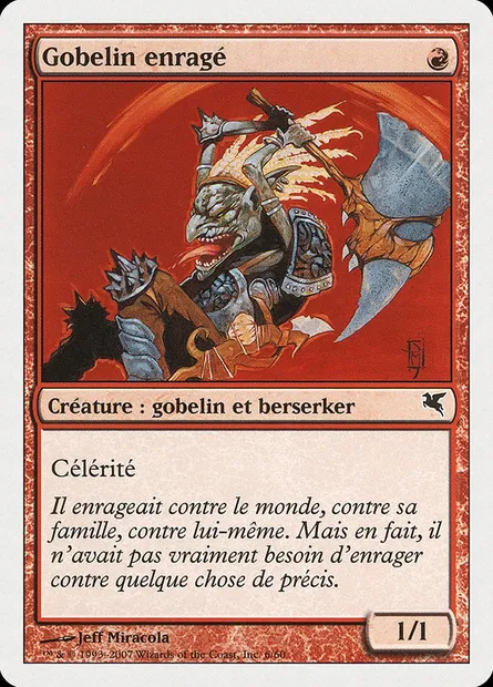 Raging Goblin, Magic card PSAL I6 — Salvat 2005 set