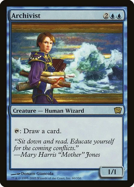 Archivist, Magic card 9ED 60★ — Ninth Edition set