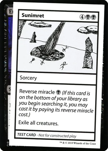 Sunimret, carte Magic CMB2 47 — extension Mystery Booster Playtest Cards 2021