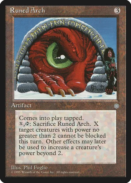 Runed Arch, Magic card ICE 334 — Ice Age set