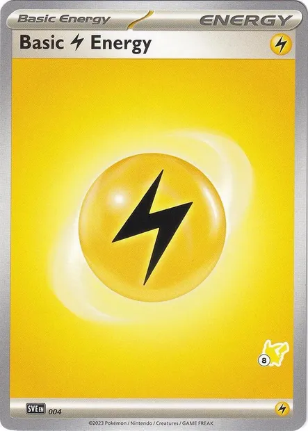 Basic Lightning Energy, Pokémon card BA24 004-8 — Battle Academy 2024 set