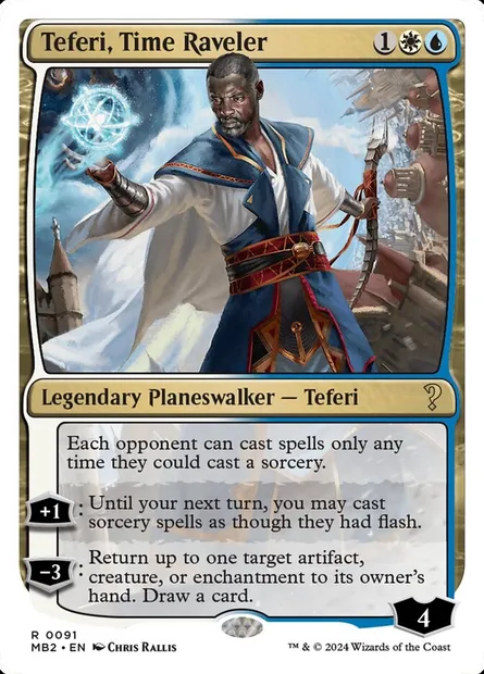 Teferi, Time Raveler, Magic card MB2 91 — Mystery Booster 2 set