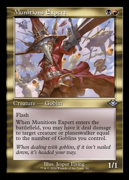 Munitions Expert, Magic card H2R 16 — Modern Horizons 2 Timeshifts set