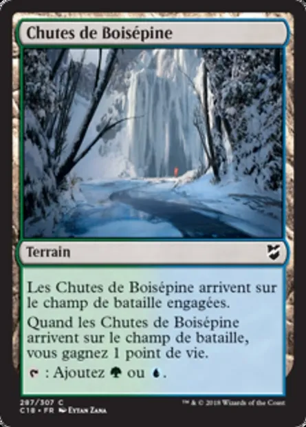 Chutes de Boisépine, carte Magic C18 287 — extension Commander 2018