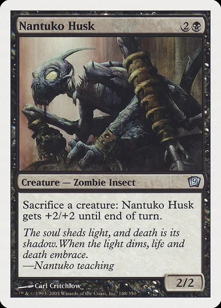 Nantuko Husk, Magic card 9ED 148 — Ninth Edition set