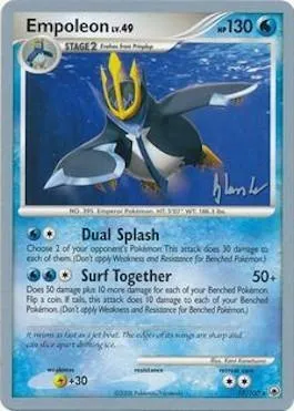 Empoleon Lv.49, carte Pokémon WCD08 017 — extension World Championship Decks 2008