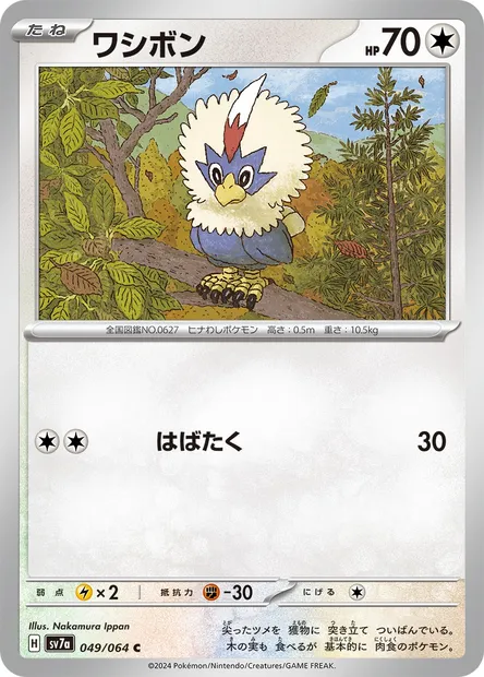 Rufflet, Pokémon card SV7a 049 — Paradise Dragona set