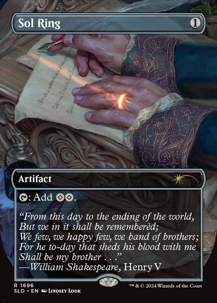 Sol Ring, Magic card SLD 1696 — Secret Lair Drop set
