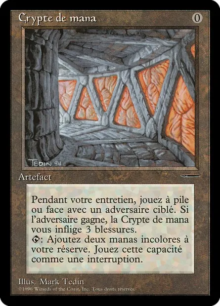 Mana Crypt, carte Magic PHPR 5 — extension HarperPrism Book Promos