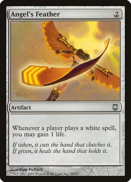 Angel's Feather, Magic card DST 92 — Darksteel set