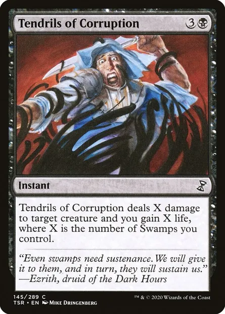 Tendrils of Corruption, Magic card TSR 145 — Time Spiral Remastered set