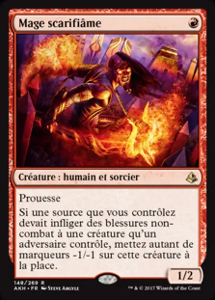 Mage scarifiâme, carte Magic AKH 148 — extension Amonkhet