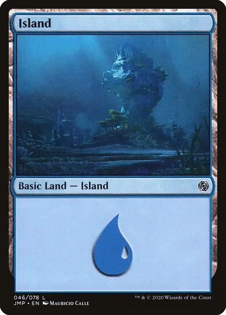 Island, Magic card JMP 46 — Jumpstart set