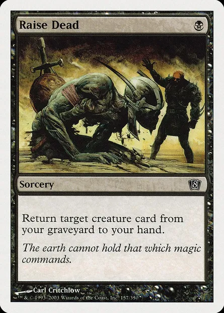 Raise Dead, Magic card 8ED 157 — Eighth Edition set