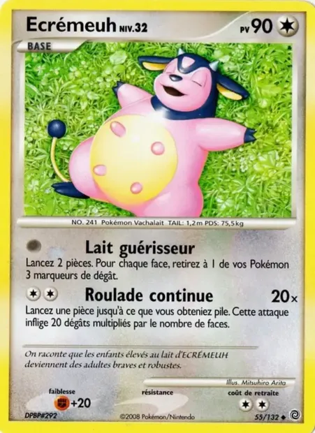 Écrémeuh, carte Pokémon SW 55 — extension Merveilles Secrètes
