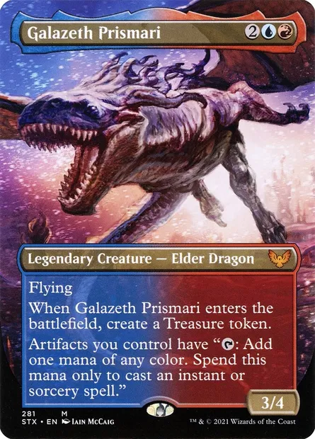 Galazeth Prismari, Magic card STX 281 — Strixhaven: School of Mages set