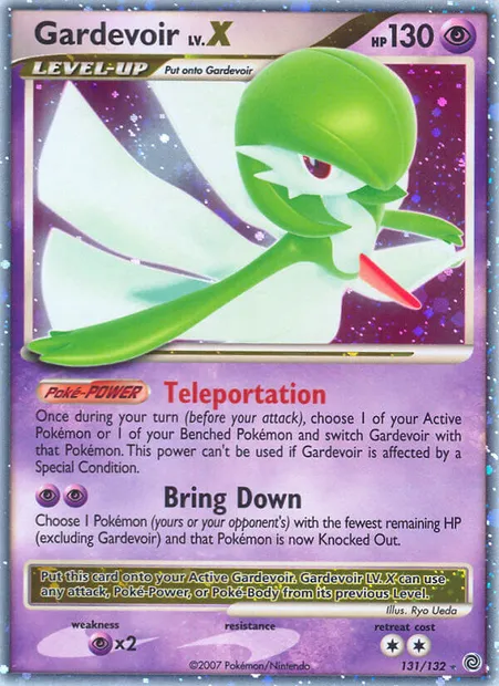Gardevoir, Pokémon card SW 131 — Secret Wonders set