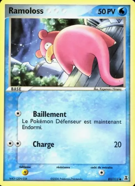 Ramoloss, carte Pokémon DS 83 — extension EX Espèces Delta
