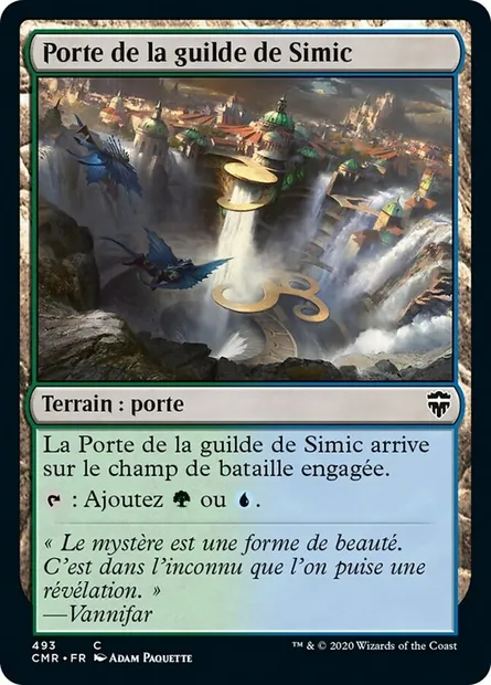 Porte de la guilde de Simic, carte Magic CMR 493 — extension Commander Legends