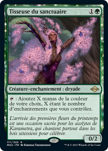 Tisseuse du sanctuaire, carte Magic MH2 171 — extension Horizons du Modern 2