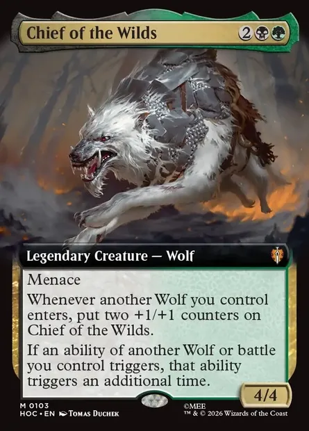Chief of the Wilds, Magic card HOC 103 — The Hobbit Eternal set