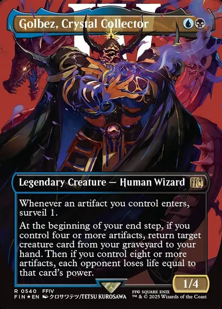 Golbez, Crystal Collector, Magic card FIN 540 — Final Fantasy set