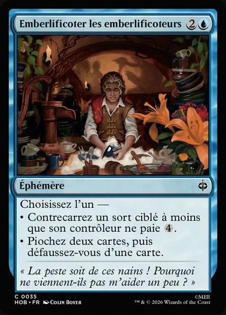 Emberlificoter les emberlificoteurs, carte Magic HOB 35 — extension The Hobbit