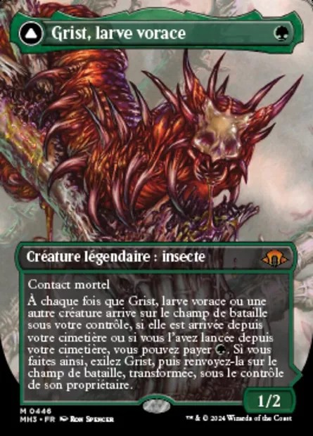 Grist, larve vorace // Grist, la nuée de peste, carte Magic MH3 446 — extension Modern Horizons 3
