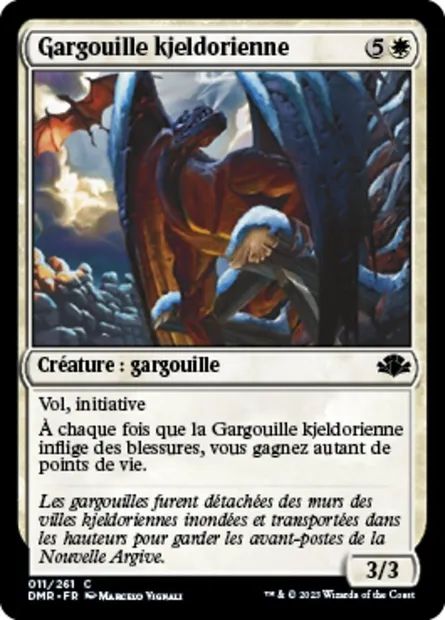 Gargouille kjeldorienne, carte Magic DMR 11 — extension Dominaria Remastered