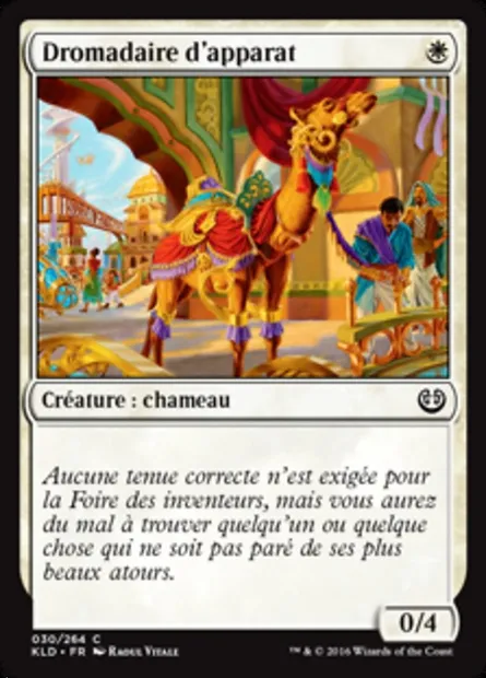Dromadaire d'apparat, carte Magic KLD 30 — extension Kaladesh