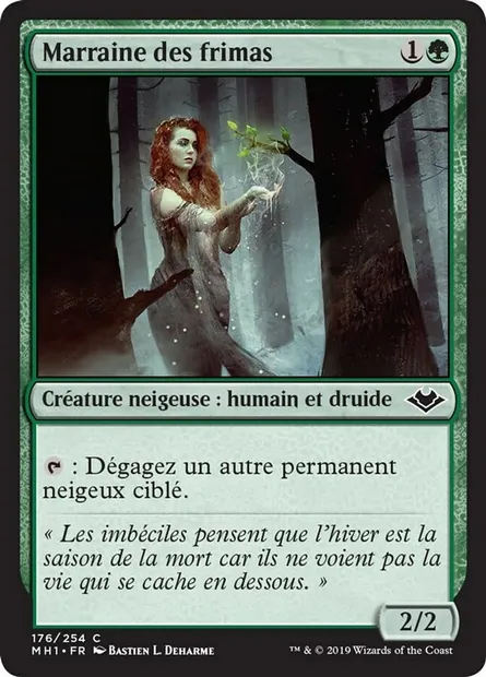 Marraine des frimas, carte Magic MH1 176 — extension Horizons du Modern