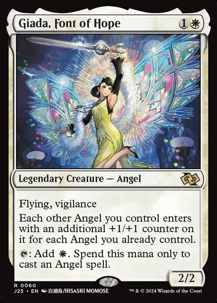 Giada, Font of Hope, Magic card J25 60 — Foundations Jumpstart set