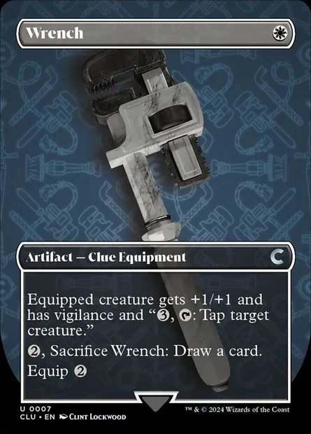 Wrench, Magic card CLU 7 — Ravnica: Clue Edition set