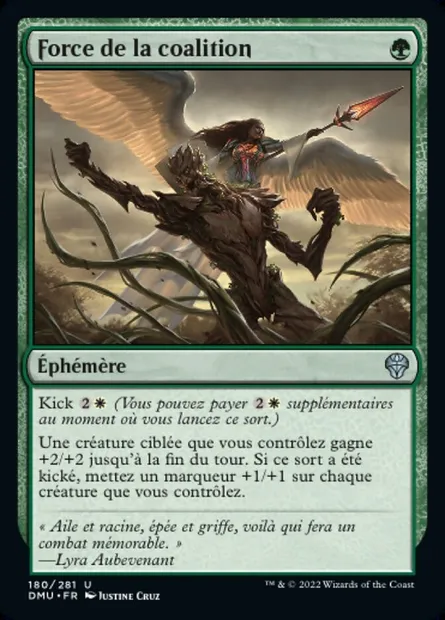 Force de la coalition, carte Magic DMU 180 — extension Dominaria Uni