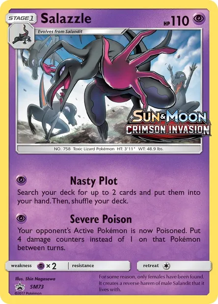 Malamandre, carte Pokémon SM 73 — extension Promo SM