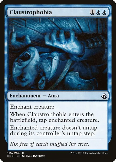 Claustrophobia, Magic card BBD 115 — Battlebond set