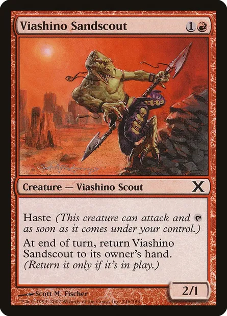 Viashino Sandscout, Magic card 10E 246 — Tenth Edition set