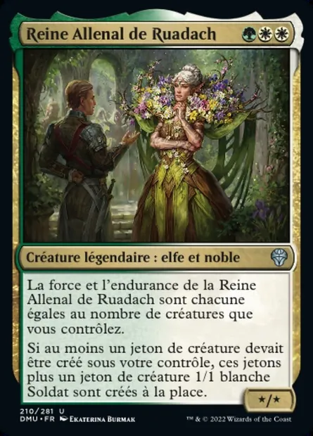 Reine Allenal de Ruadach, carte Magic DMU 210 — extension Dominaria Uni
