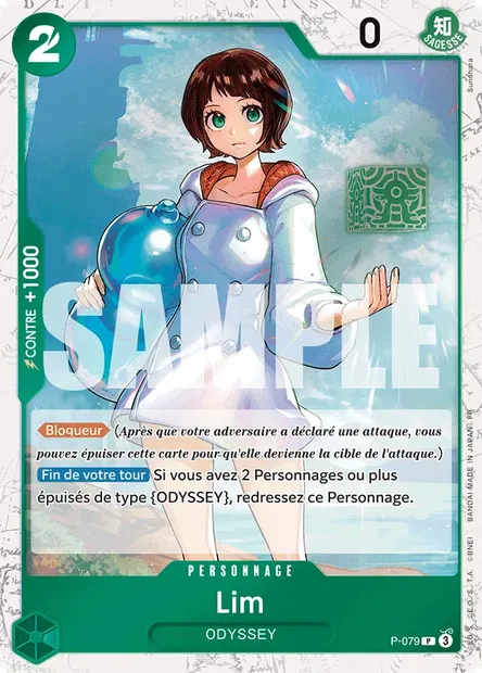 Lim, carte One Piece P-079 — extension Carte promo