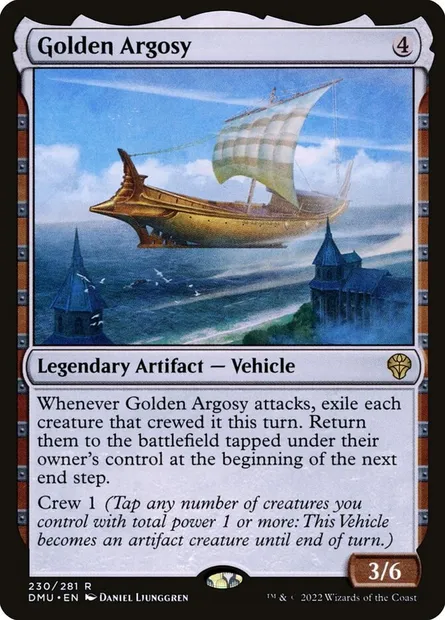 Golden Argosy, Magic card DMU 230 — Dominaria United set