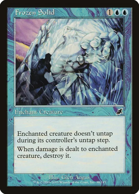Frozen Solid, Magic card SCG 36 — Scourge set