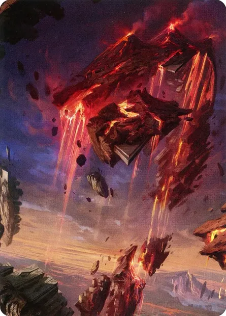 Mountain // Mountain, Magic card AZNR 17 — Zendikar Rising Art Series set