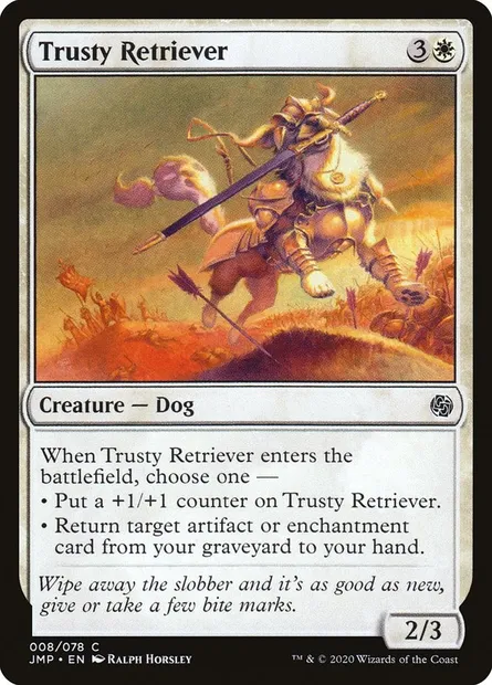 Trusty Retriever, Magic card JMP 8 — Jumpstart set