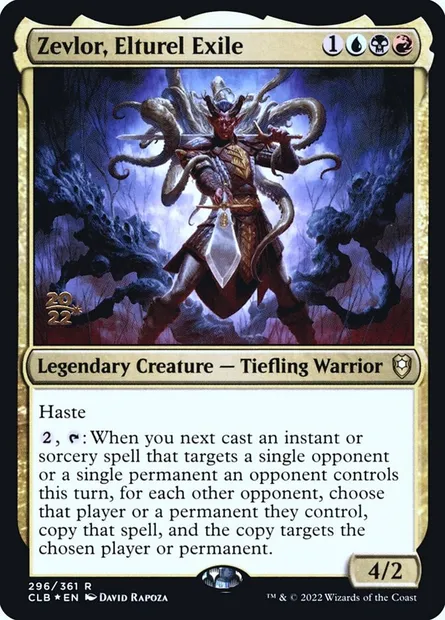 Zevlor, Elturel Exile, Magic card PCLB 296s — Battle for Baldur's Gate Promos set