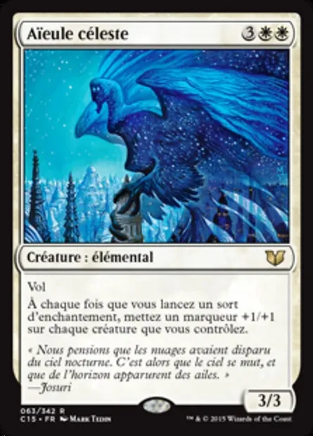 Aïeule céleste, carte Magic C15 63 — extension Commander 2015