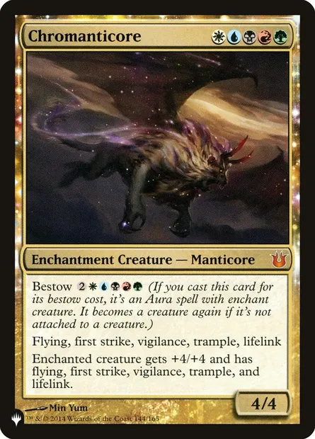 Chromanticore, Magic card PLST BNG-144 — The List set